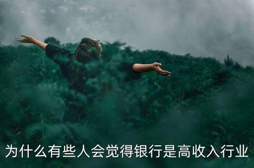 為什么有些人會覺得銀行是高收入行業(yè)