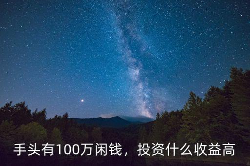 手頭有100萬閑錢，投資什么收益高