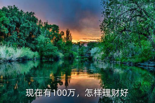 有100萬怎么理財(cái),你有100萬閑錢怎么理財(cái)