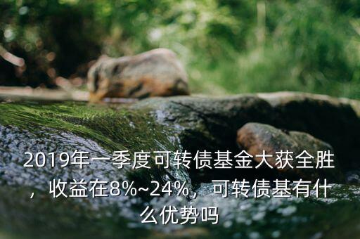 2019年一季度可轉(zhuǎn)債基金大獲全勝，收益在8%~24%，可轉(zhuǎn)債基有什么優(yōu)勢(shì)嗎