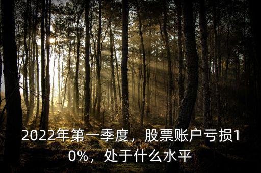 股票10%什么意思,股票賬戶虧損10%