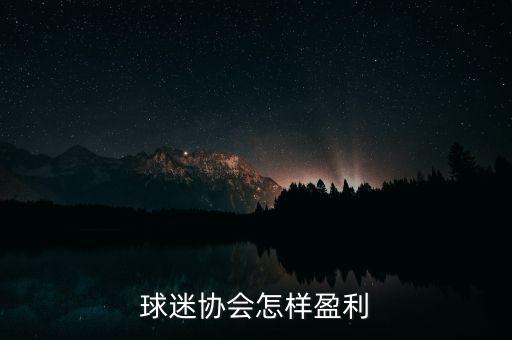 球迷協(xié)會(huì)怎么賺錢,球迷協(xié)會(huì)怎樣盈利