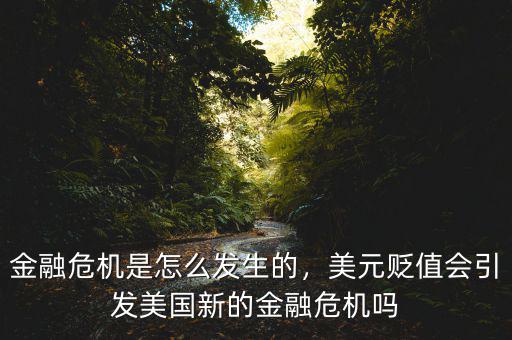 金融危機是怎么發(fā)生的，美元貶值會引發(fā)美國新的金融危機嗎