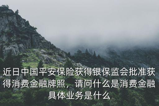 什么是金融消費,具體業(yè)務(wù)是什么