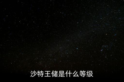 沙特王儲是什么等級