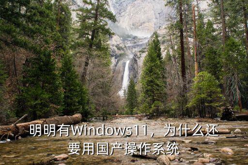 明明有Windows11，為什么還要用國產(chǎn)操作系統(tǒng)