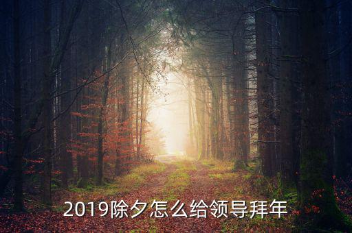 2019除夕怎么給領(lǐng)導拜年