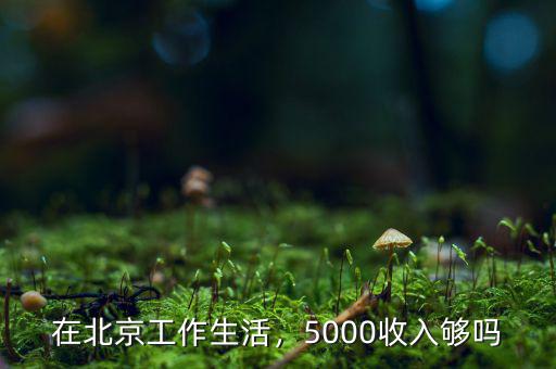 在北京工作生活，5000收入夠嗎