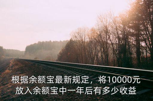 根據(jù)余額寶最新規(guī)定，將10000元放入余額寶中一年后有多少收益