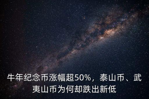 牛年紀念幣漲幅超50%，泰山幣、武夷山幣為何卻跌出新低