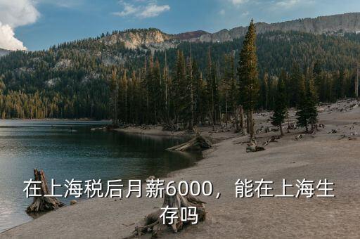 在上海稅后月薪6000，能在上海生存嗎