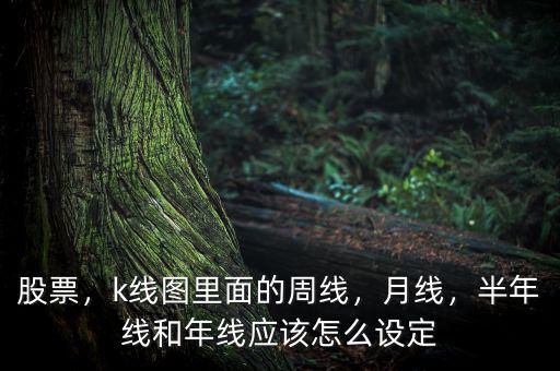 股票，k線圖里面的周線，月線，半年線和年線應(yīng)該怎么設(shè)定