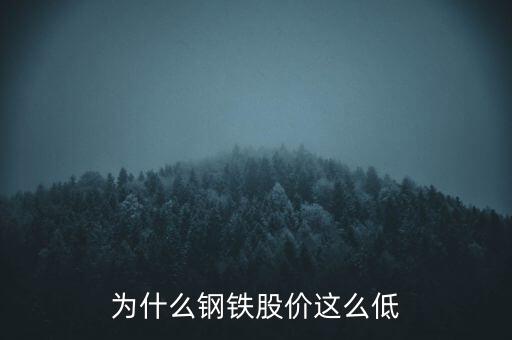 為什么鋼鐵股價這么低