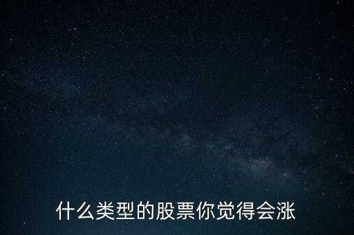 什么類型的股票你覺(jué)得會(huì)漲