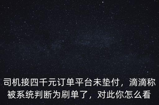 滴滴刷單怎么去支付,對此你怎么看