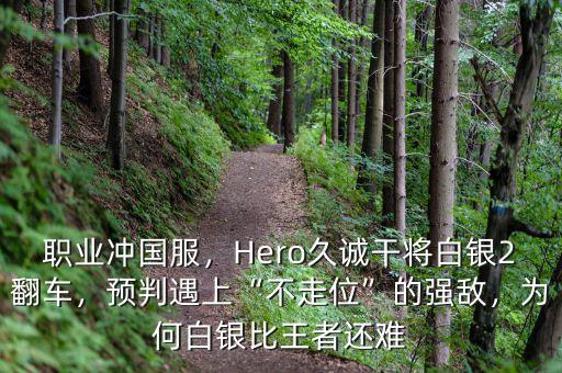 職業(yè)沖國服，Hero久誠干將白銀2翻車，預(yù)判遇上“不走位”的強敵，為何白銀比王者還難