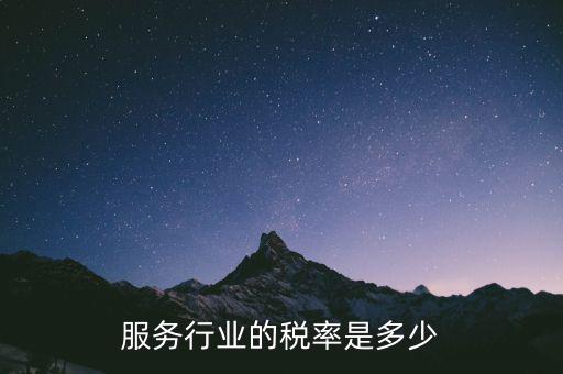 服務(wù)行業(yè)交什么稅，租賃服務(wù)業(yè)要交哪些稅