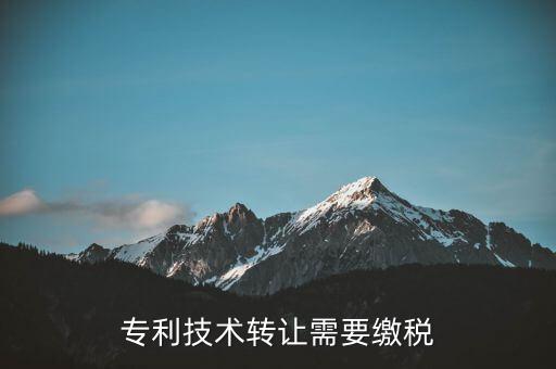 專利特許轉(zhuǎn)讓屬于什么稅目，專利技術(shù)轉(zhuǎn)讓需要繳稅