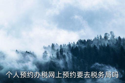 什么是稅務預約服務，個人預約辦稅網(wǎng)上預約要去稅務局嗎