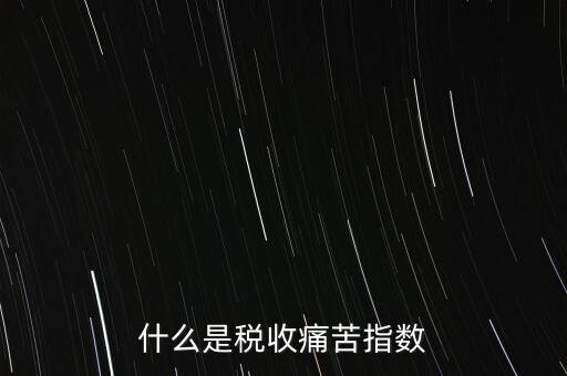 納稅指數(shù)是什么意思，什么是稅收痛苦指數(shù)