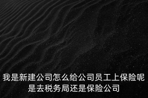 我是新建公司怎么給公司員工上保險呢是去稅務(wù)局還是保險公司