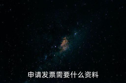 第一次申請發(fā)票需要什么資料，申請開發(fā)票需要帶什么