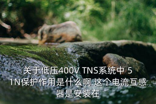 關(guān)于低壓400V TNS系統(tǒng)中 51N保護(hù)作用是什么啊 這個(gè)電流互感器是安裝在