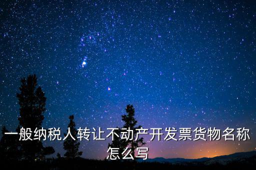 銷售不動產(chǎn)開票名稱寫什么，銷售不動產(chǎn)增值稅普通發(fā)票怎樣填寫