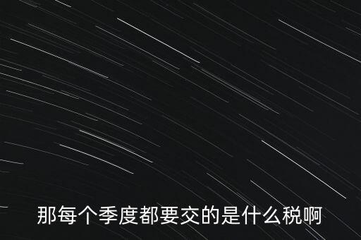 季度報什么稅，一般納稅人商業(yè)企業(yè)查賬征收月度季度分別要申報哪些稅種