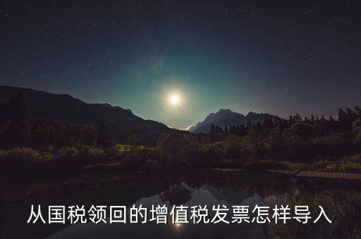 發(fā)票如何導(dǎo)入，從國稅領(lǐng)回的增值稅發(fā)票怎樣導(dǎo)入