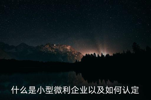 如何申請(qǐng)小微企業(yè)認(rèn)證，怎么申請(qǐng)辦理小微企業(yè)