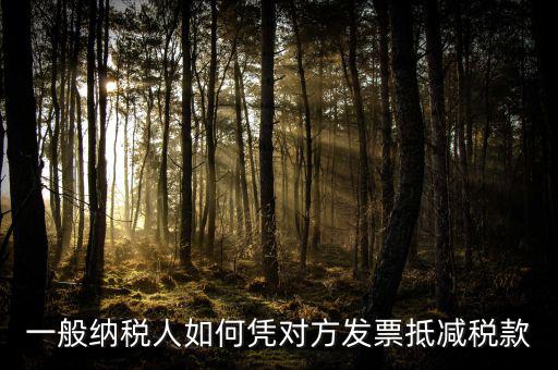 成本票如何抵減增值稅，一般納稅人如何憑對方發(fā)票抵減稅款