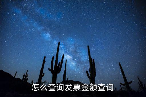 如何查詢發(fā)票額度嗎，怎么查詢發(fā)票金額查詢