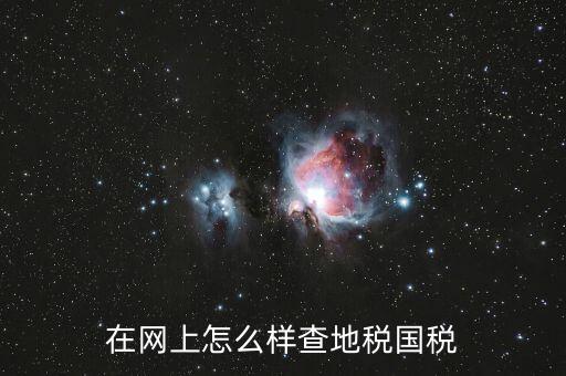 如何查國地稅是否正常，在網(wǎng)上怎么樣查地稅國稅