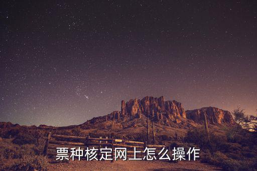 深圳如何票種核定，票種核定網(wǎng)上怎么操作