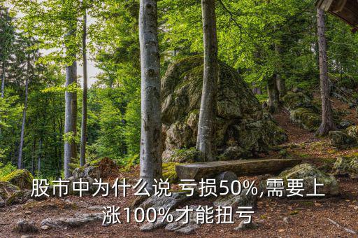 股市中為什么說(shuō) 虧損50%,需要上漲100%才能扭虧