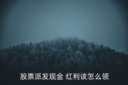  股票派發(fā)現(xiàn)金 紅利該怎么領(lǐng)