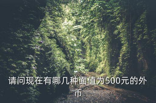 請問現(xiàn)在有哪幾種面值為500元的外幣