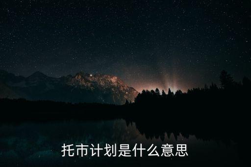 托市糧什么意思，托市計劃是什么意思