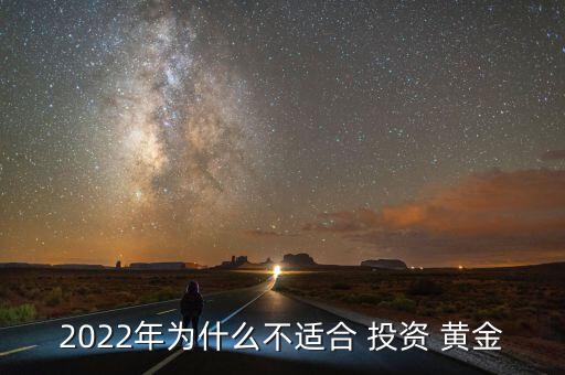 2022年為什么不適合 投資 黃金