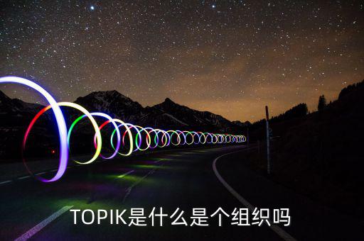 TOPIK是什么是個(gè)組織嗎