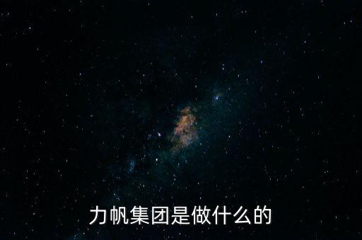 力帆集團是做什么的