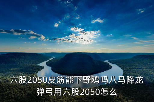 2050四股能下什么貨，2050四股到底配多大的鋼O合適