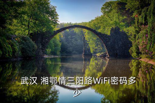  武漢 湘鄂情三陽路WiFi密碼多少