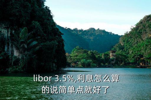  libor 3.5%,利息怎么算的說簡單點(diǎn)就好了