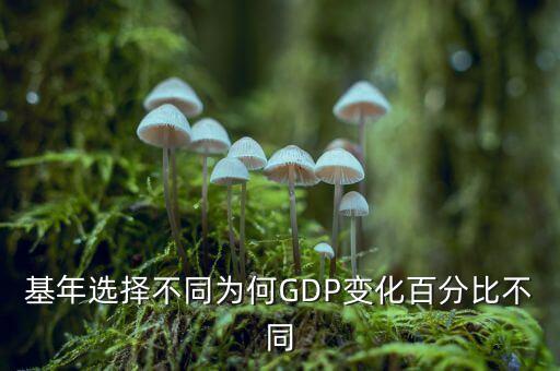 gdp基準年份變化意味著什么，GDP為什么基你年不同增幅不同