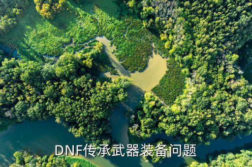 DNF傳承武器裝備問題