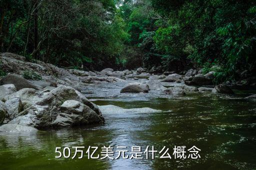 50萬(wàn)億美元是什么概念