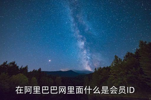 阿里巴巴中國站會員是什么，在阿里巴巴網(wǎng)里面什么是會員ID