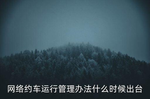 出租車改革什么時(shí)候公布，國(guó)家對(duì)出租車有什么政策改革方案